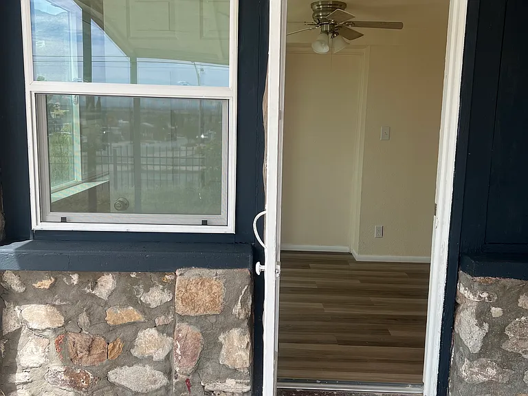 Bedroom 2 entrance from porch