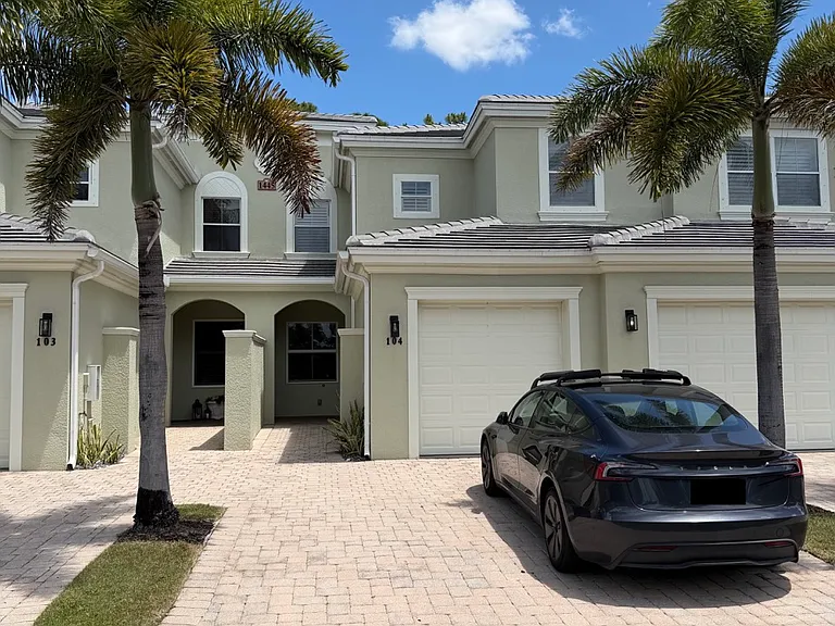 Driveway with two parking spots