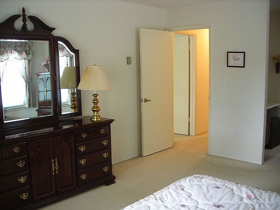 Large master bedroom with walk in closet