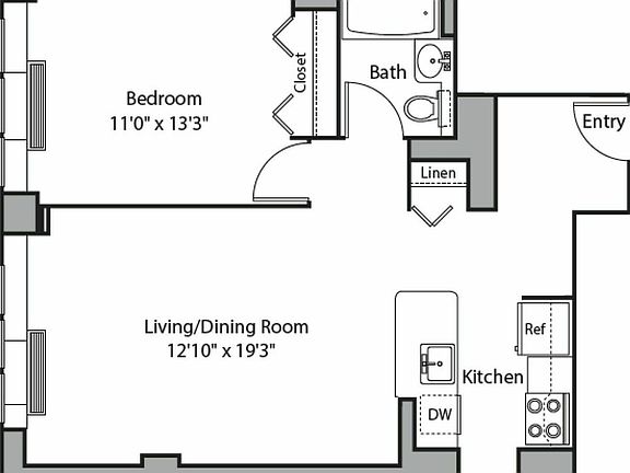 2nd image of 229 Chrystie St APT 510