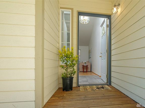 As you enter the home.