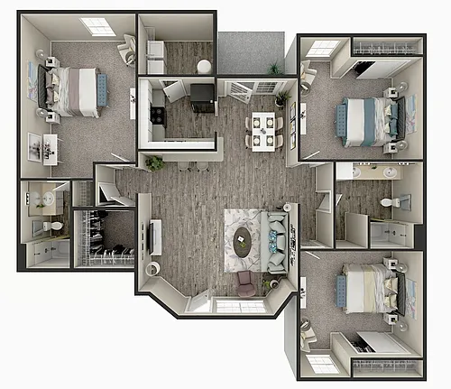Floor plan 3B2B