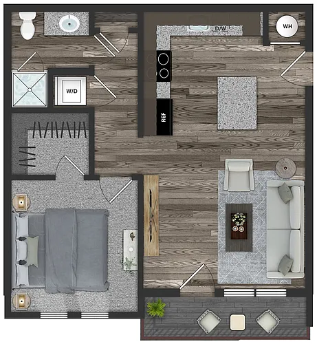 Floor plan 1X1