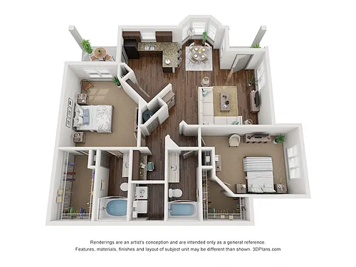 Floor plan Habersham
