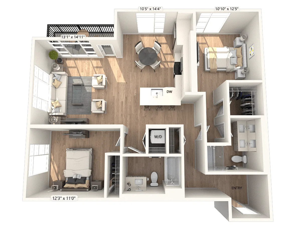 Floor plan B03-FP2