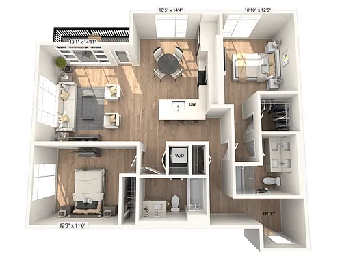 Floor plan B03-FP2