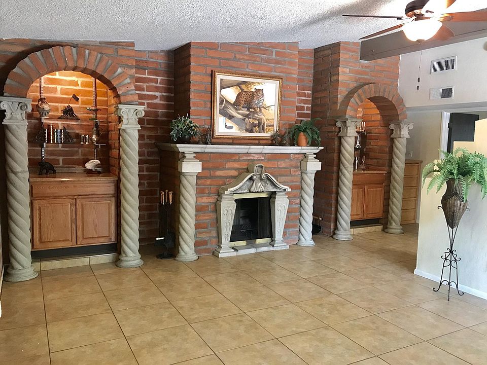 Custom Fireplace and Niches Make this Guesthouse Very Unique!