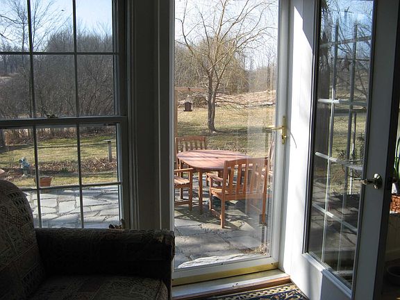 Stone Patio off Kitchen