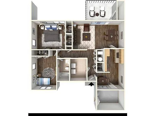Floor plan Comanche I