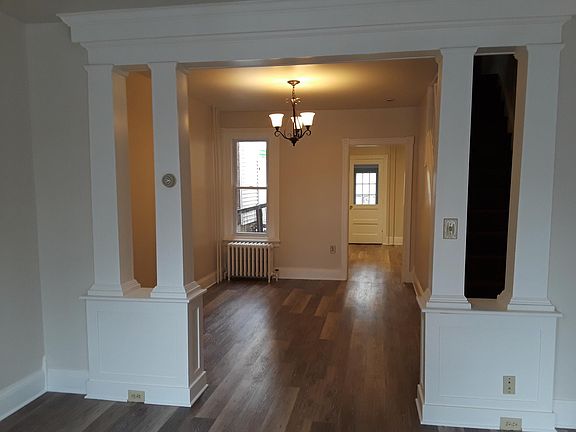 Living room looking into the dining room