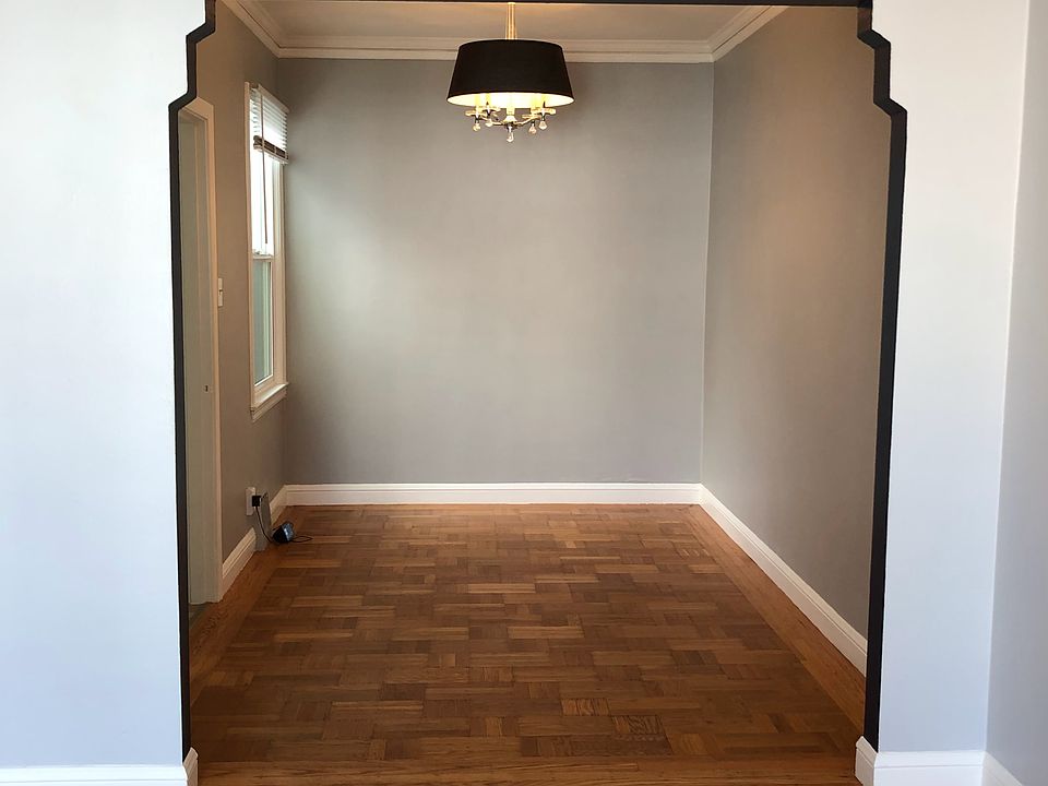 Dining room/office space viewed from living room.