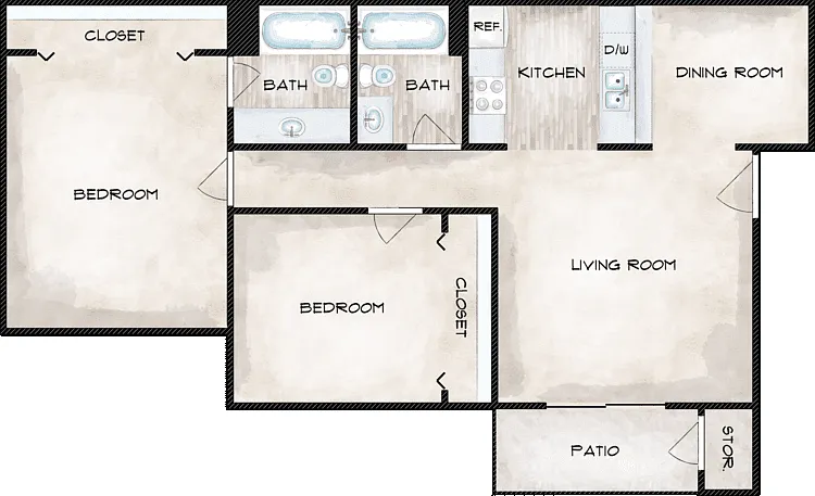 B1 Floorplan Diagram