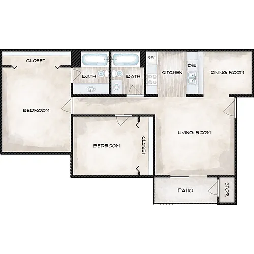 Floor plan B1