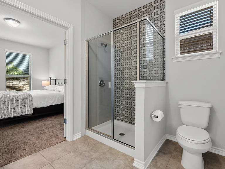 JR Suite Private Bath with walk in shower on 1st floor
