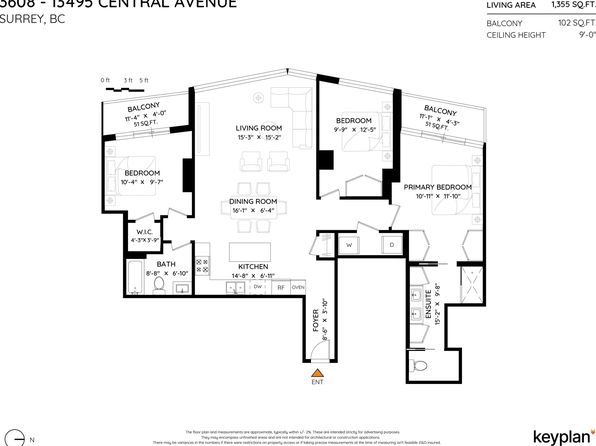 13495 Central Ave #3608, Surrey, BC V3T 0K2