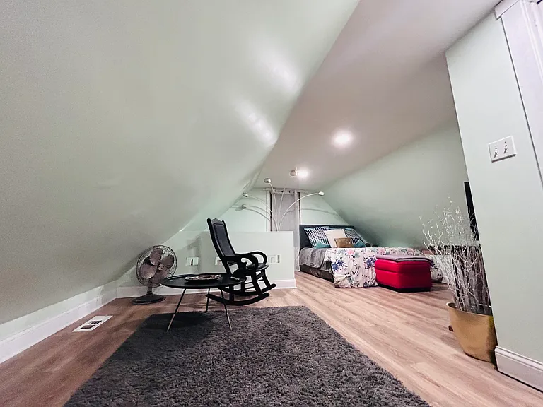 Living room area on level 2
