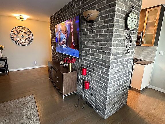 Living room accent wall