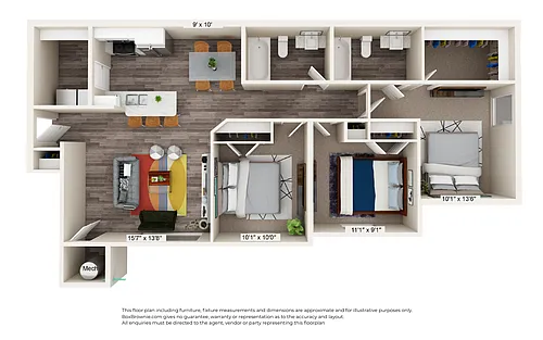 Floor plan Elm *Newly Renovated Homes