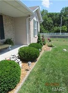 Landscaping in front