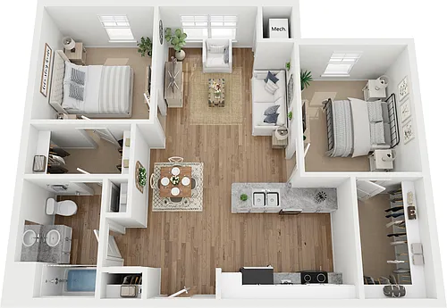 Floor plan B1