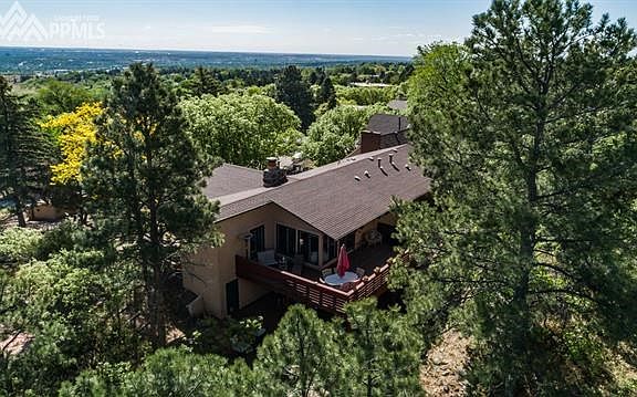 Rear Aerial View Deck