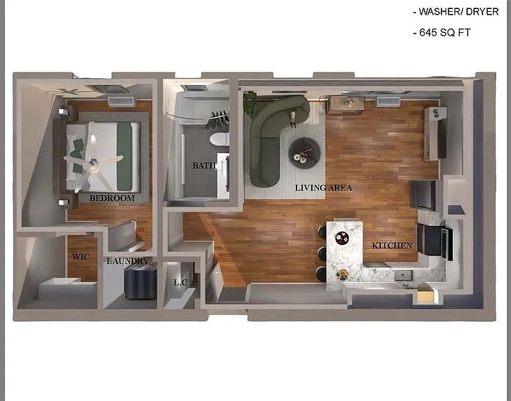 The Parkview at Polifly: In-Unit Washer & Dryer, Heat and Water Included, and Cat & Dog Friendly — Photo 59