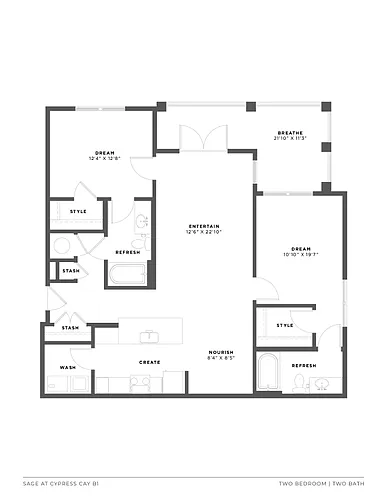 Floor plan B1