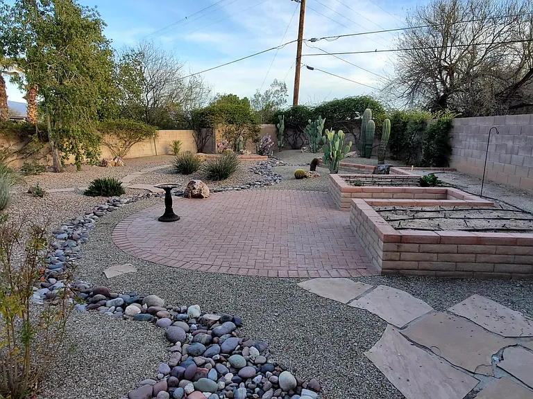 Back Yard - raised Garden Beds