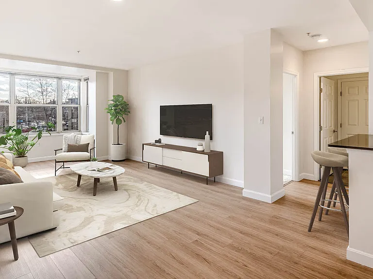 Living Room with Hard Surface Flooring