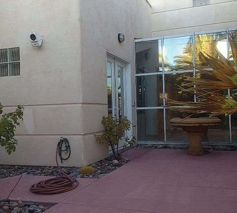 Rear pool entry