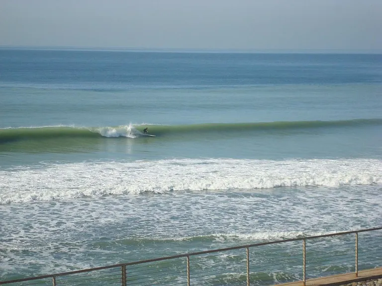 Surfing right outside
