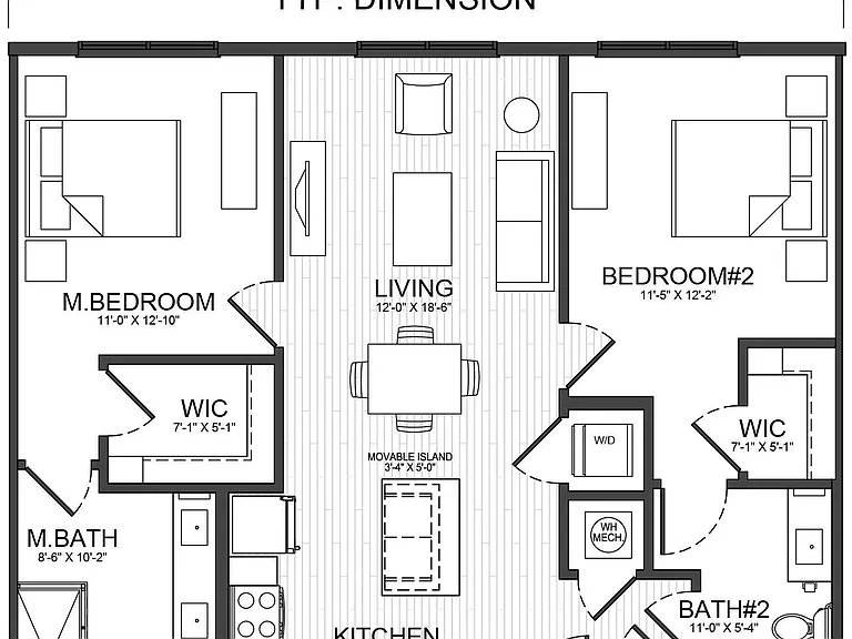 Hazel floor plan The Jameson at Kincora
