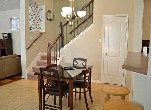 Dining Room. Furnishings from previous resident.