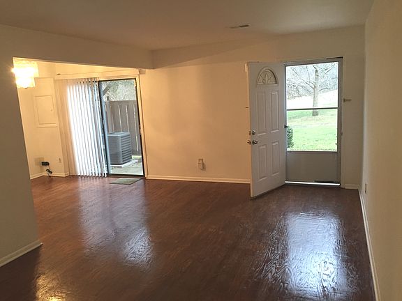 Main Level with hardwood floors and walkout patio