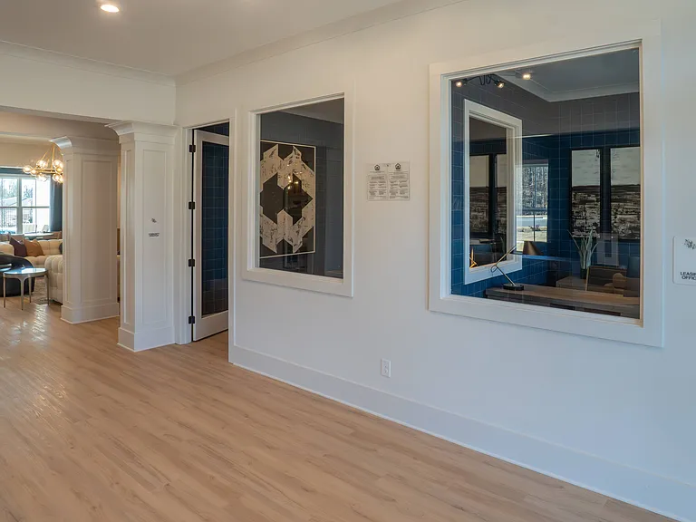 Entrance to the Clubhouse, looking into the leasing office and open lobby.