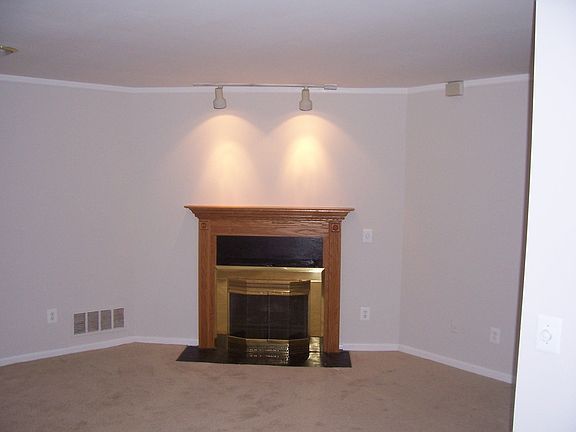 Fire place with skylights