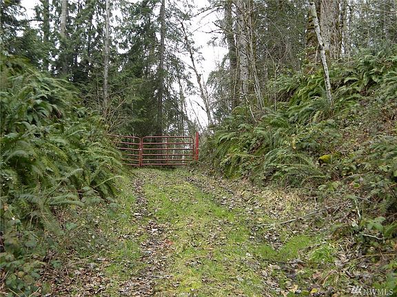 Closer View of the Gate and Access Road - Winds up to the top.
