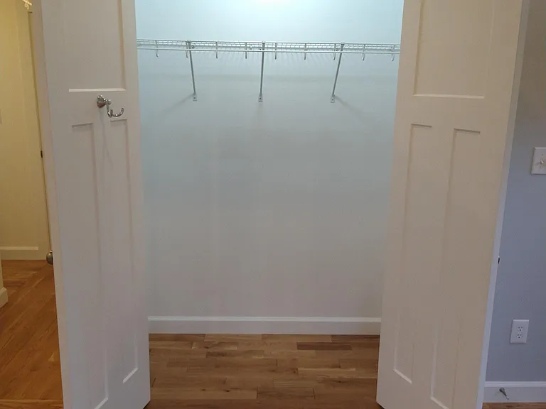 coat closet in main living area