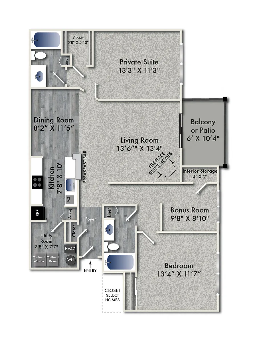 Floor plan Garfield