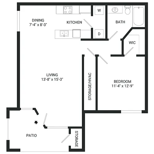Floor plan The Belfry (Lower)