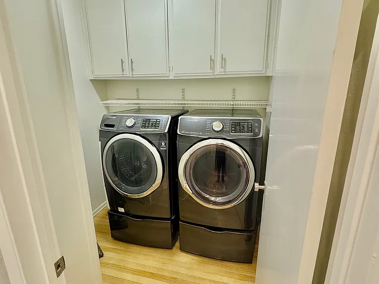 Laundry room and utility closet.