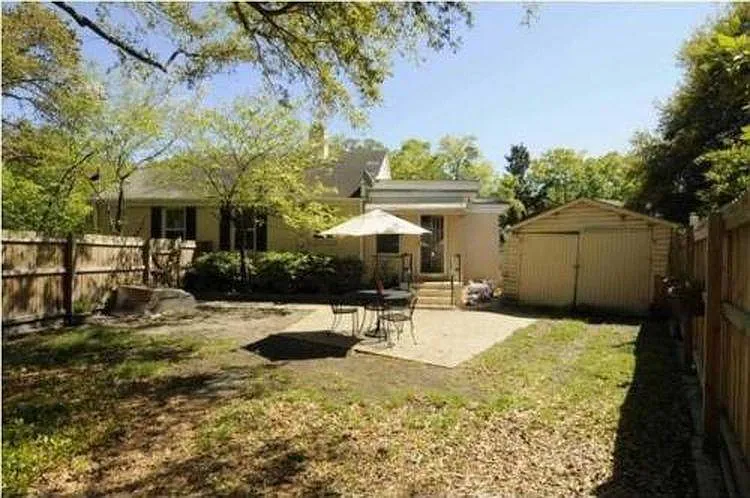 Backyard and shed