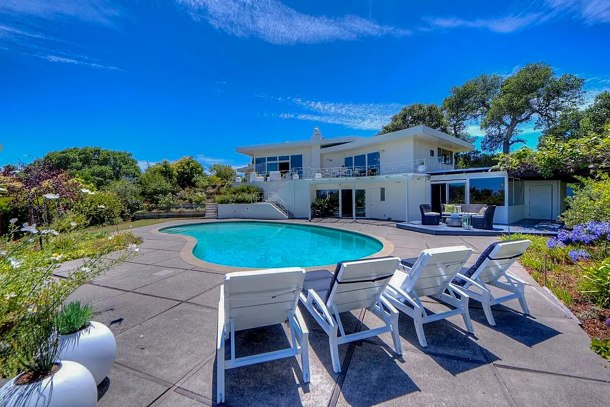 Spectacular mid-century modern gated estate at the top of Bret Harte Heights! — Photo 3