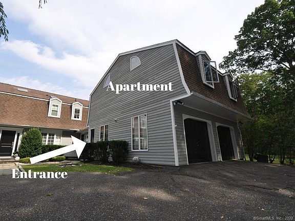 The apartment is located above the garage and allows for 1 car parking in the driveway.