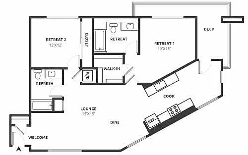 Floor plan D19