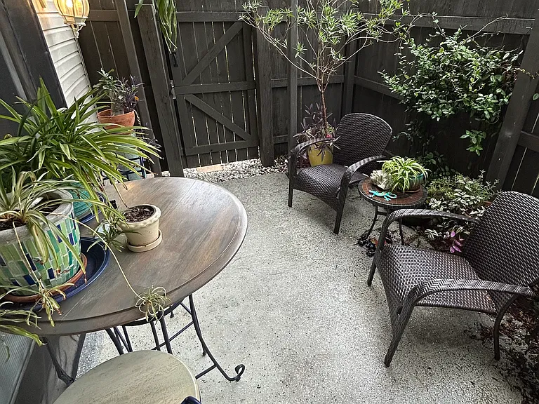 outdoor patio.
