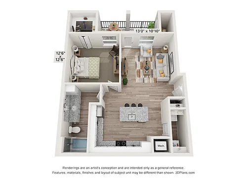 Floor plan Canary