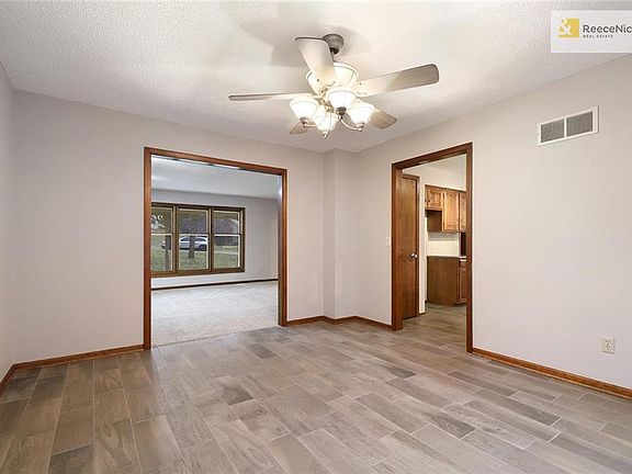 Dining Room looking toward living room. Kitchen to the right