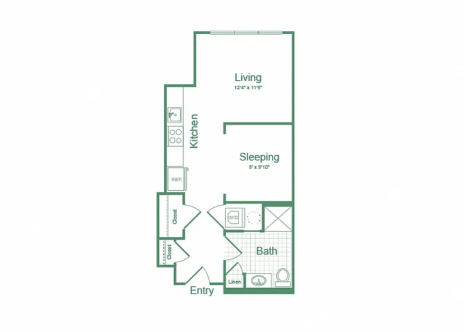 Floor plan Studio S2