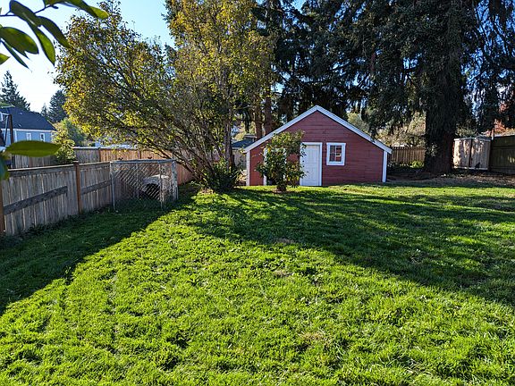 Huge back yard.